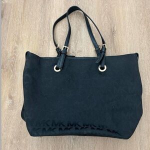 Black Michael Kors Small Shoulder Tote